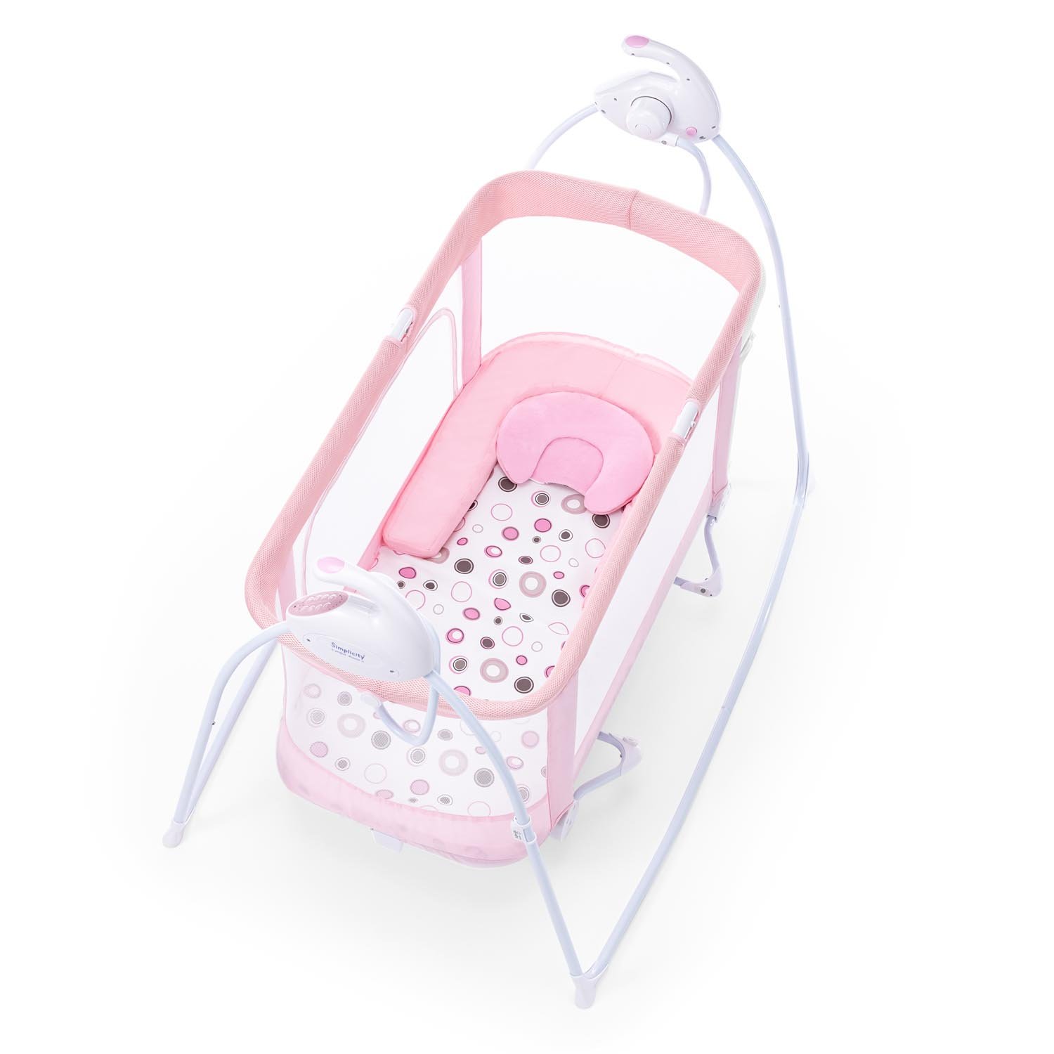 Колыбель SIMPLICITY 4030 Auto розовый - фото 4