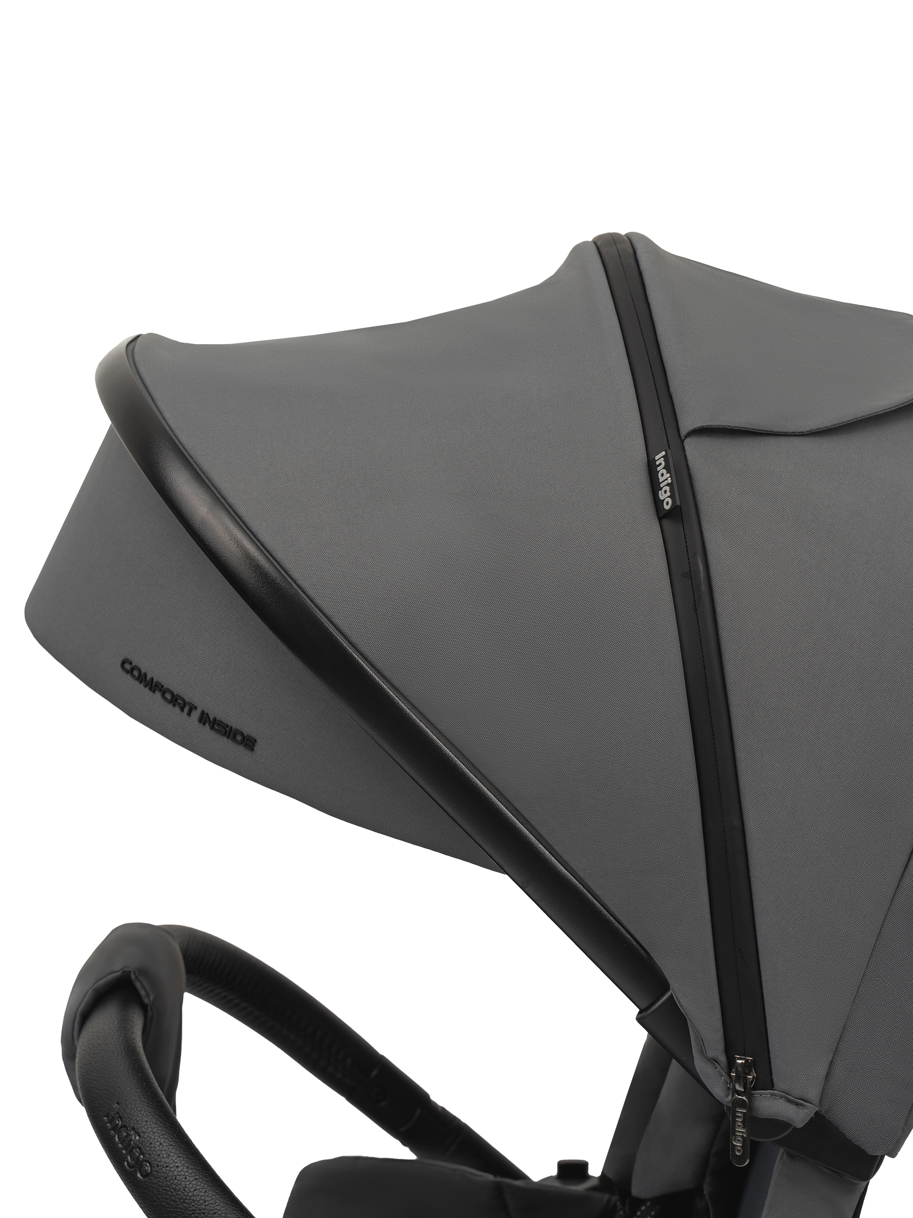 Коляска 3в1 Indigo Solar серый - фото 21