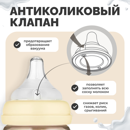 Бутылочка MOYUUM Anti-Colic 270 мл
