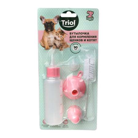 Бутылочка для животных Triol Puppy Крошка для кормления щенков и котят 90мл