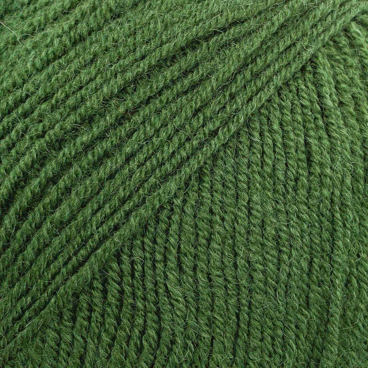 Пряжа Alize полушерстяная мягкая теплая Lanagold fine 100 г 390 м 5 мотков 118 зеленая трава - фото 5