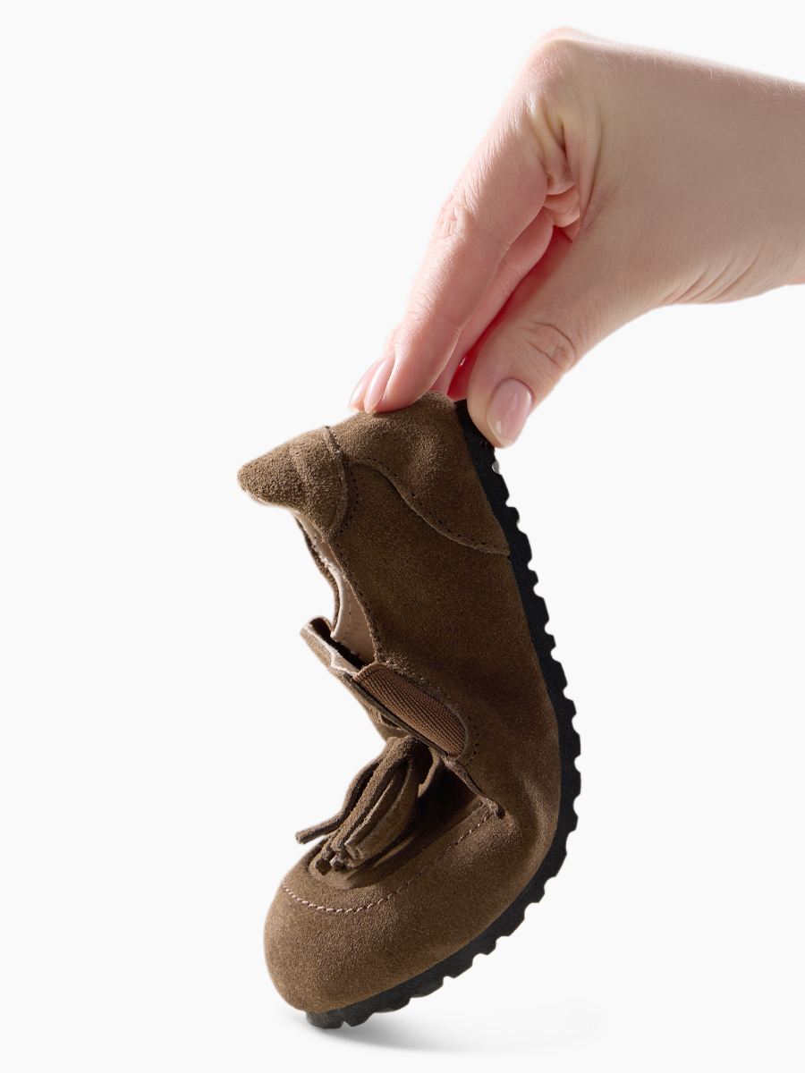 Лоферы Happy Baby 86705_темно-коричневый - фото 4