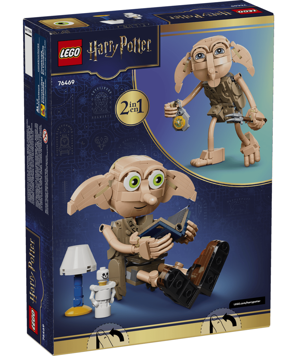 Конструктор LEGO Harry Potter Добби свободный эльф 379 дет. - фото 8