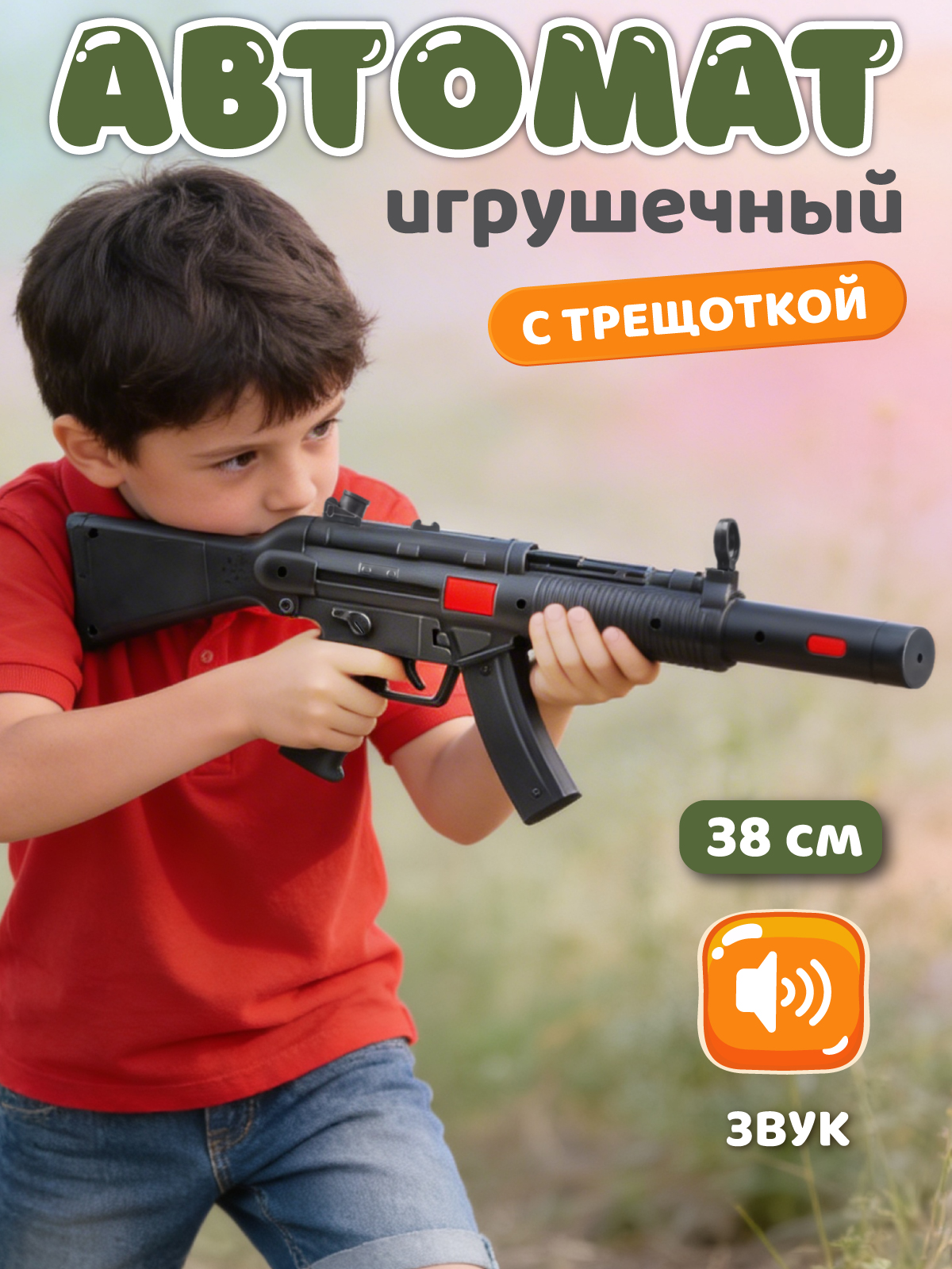 Автомат Маленький Воин - фото 1