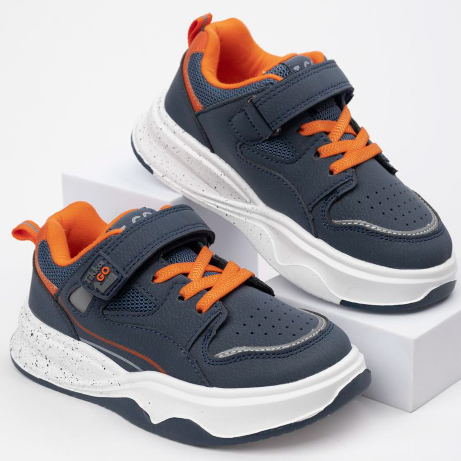 Кроссовки TikkaGo 5A11_261601_navy-orange - фото 1