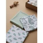 Пелёнка Bunnyphant трикотажные трикотаж 90х80 см 3 шт.