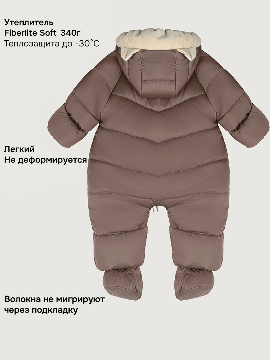 Комбинезон NIKASTYLE 8з4125 шоколад - фото 4