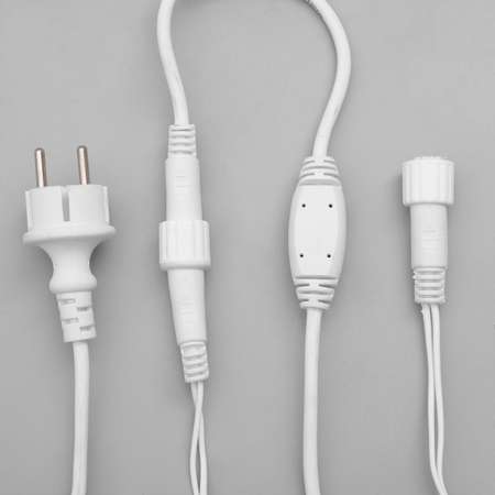 Гирлянда Luazon «Бахрома» ip44 умс белая нить 160 led свечение зелёное 220 в