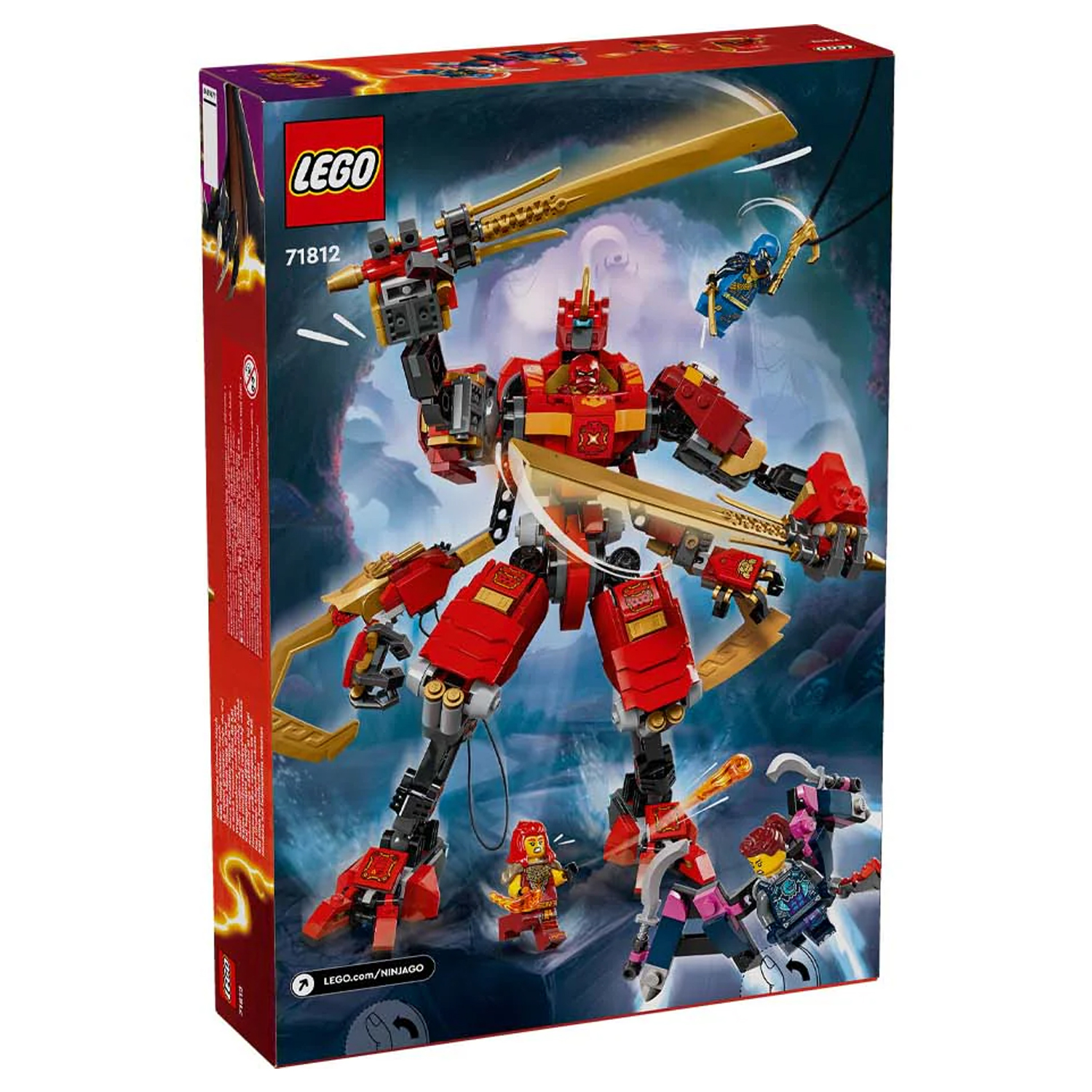 Конструктор LEGO NINJAGO Робот-скалолаз Кая 623 дет. - фото 4