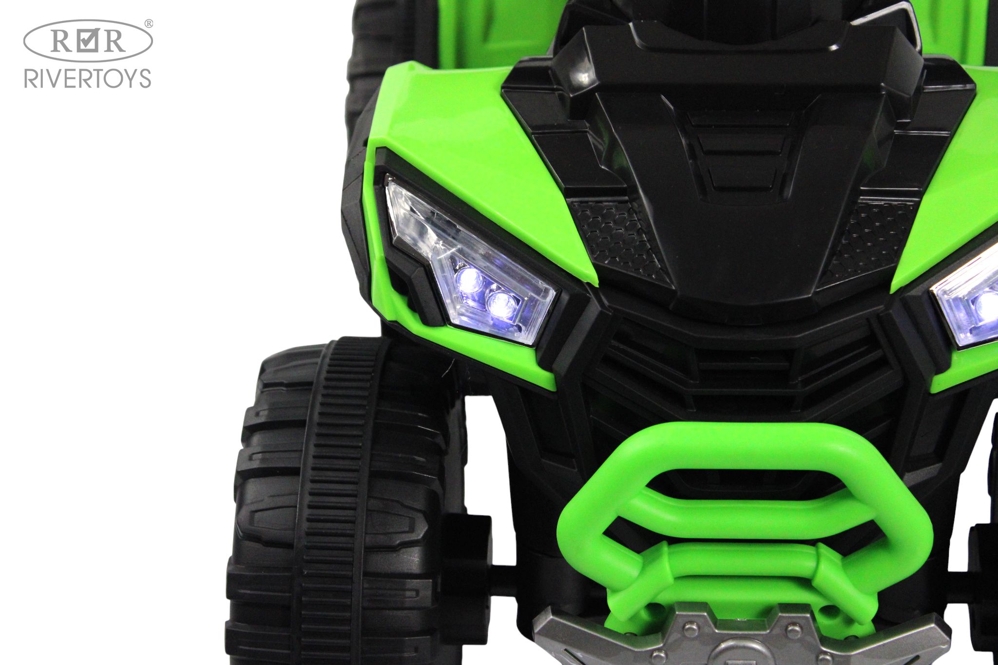 Электромобиль RIVERTOYS F003FF-NEW-GREEN - фото 9