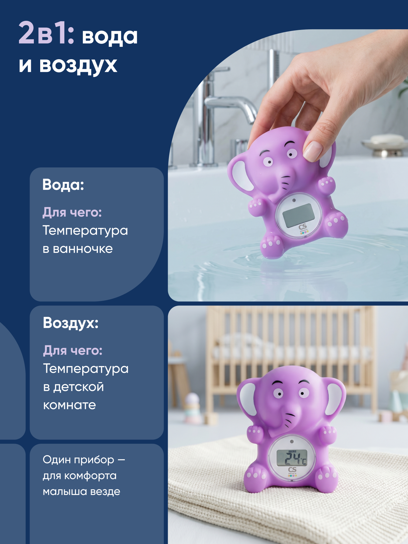 Термометр электронный CS MEDICA - фото 3