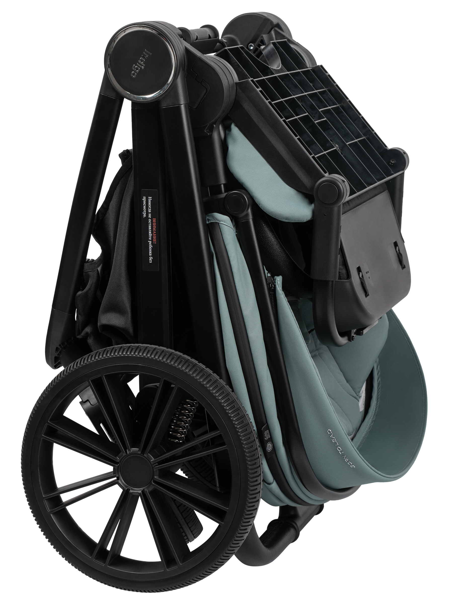 Коляска 2в1 Indigo Sting зеленый - фото 24