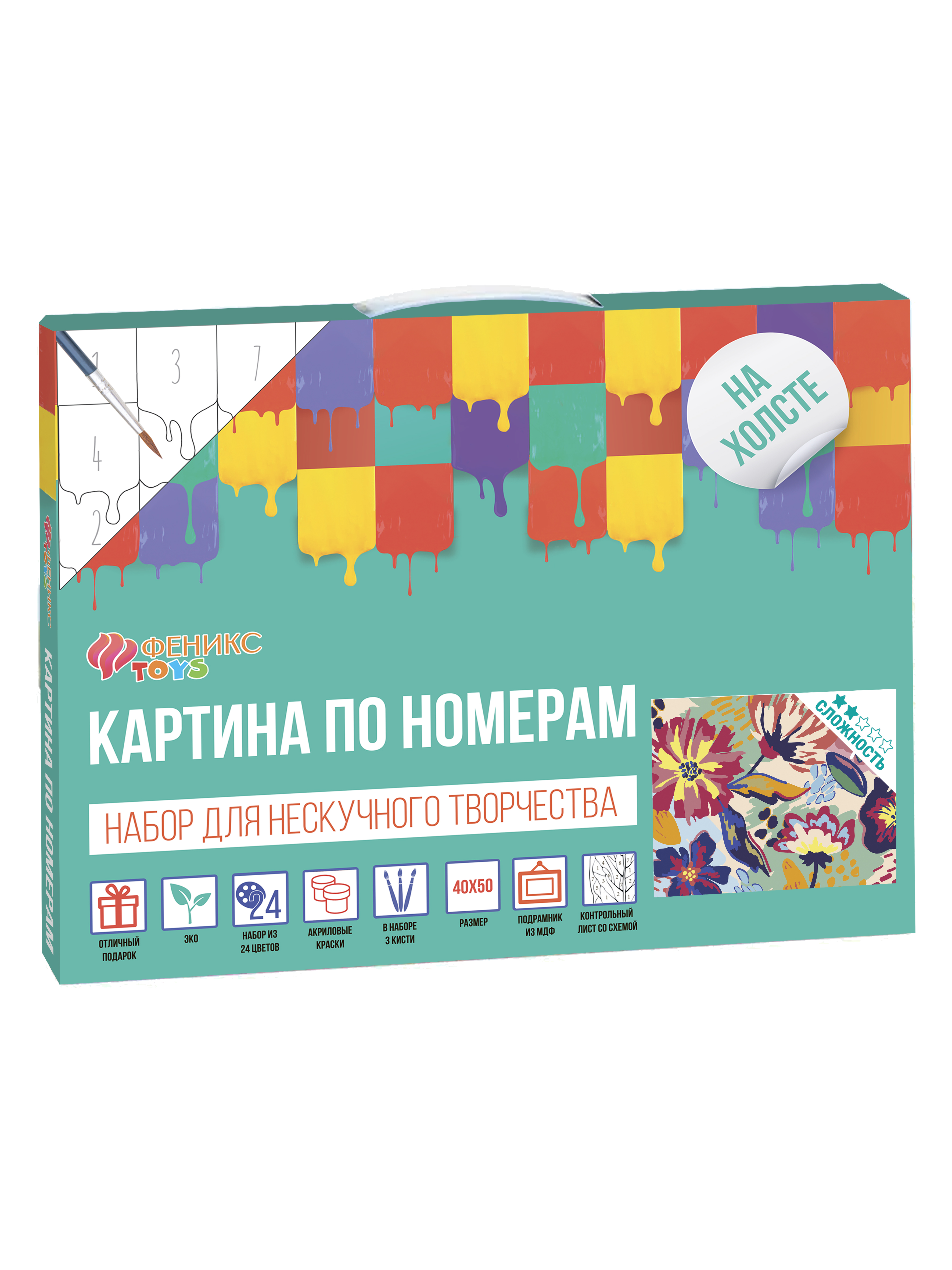 Картина по номерам Play market - фото 9