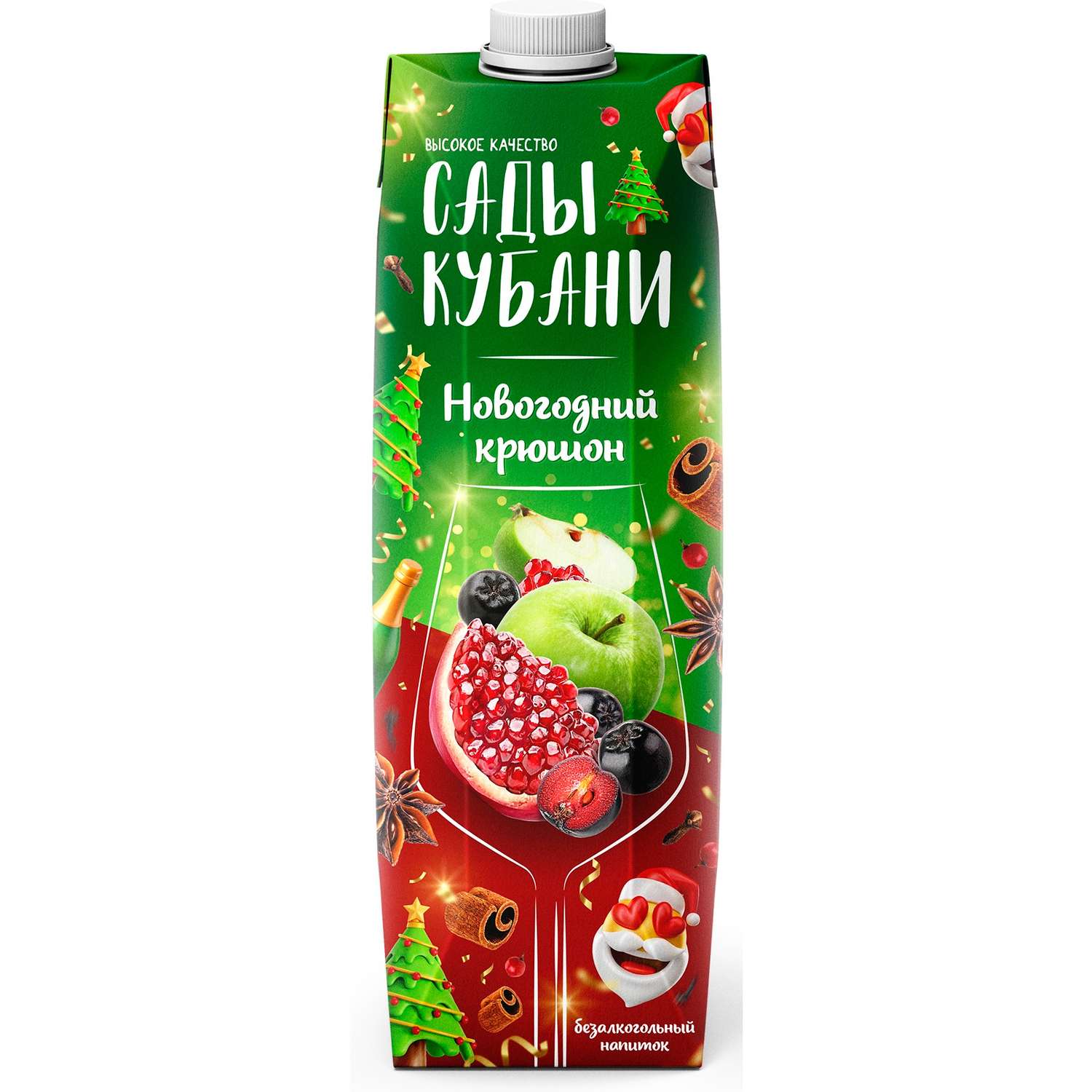Сок Сады Кубани Новогодний крюшон 1 л - фото 1