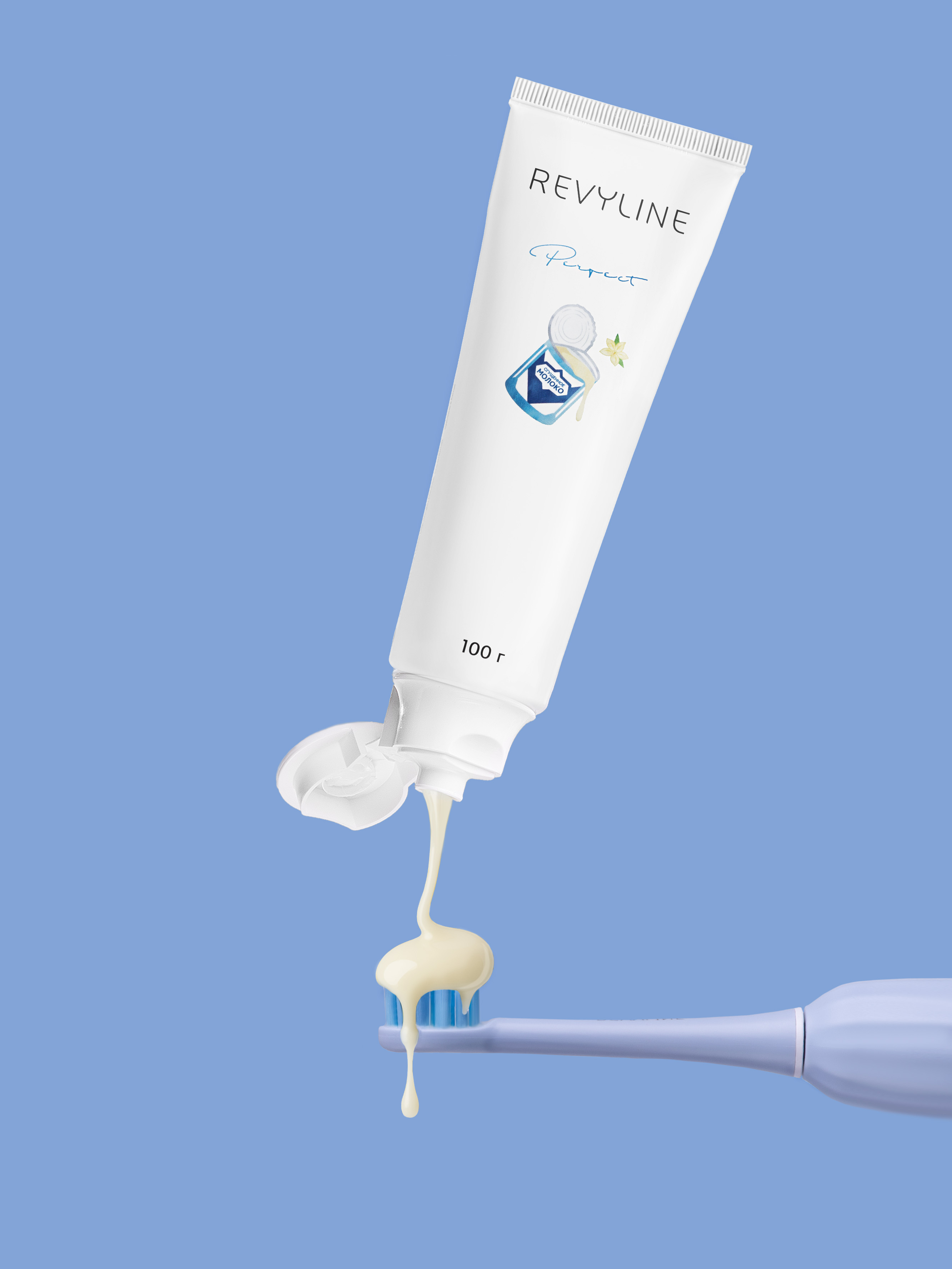 Зубная паста Revyline с фтором Сгущенное молоко и Ваниль 100 г - фото 5
