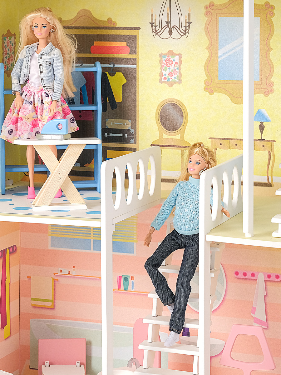 Домик для кукол PAREMO 135 см с мебелью PD316 - фото 15