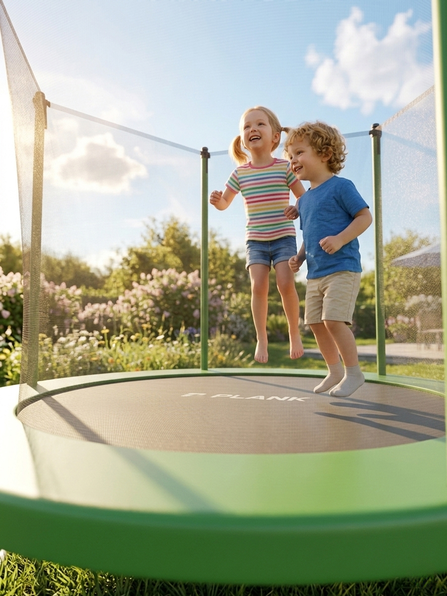Батут уличный Plank SKY 8ft internal 244см с внутренней сеткой - фото 7