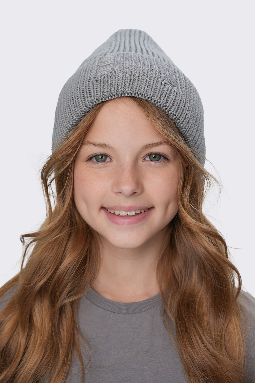 Шапка Potomok 14w25-233сер - фото 2