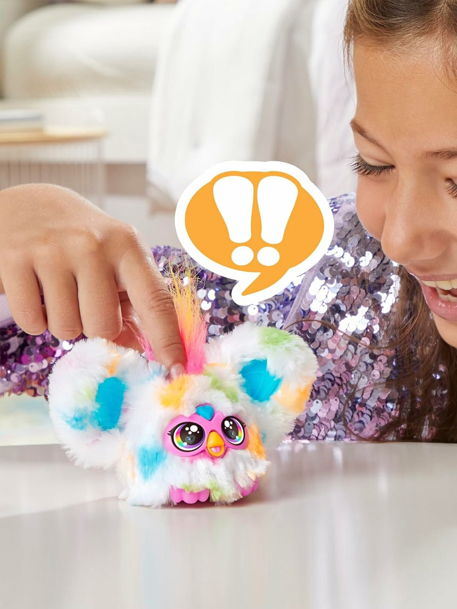 Мягкая игрушка Furby Ферби F1613 брелок Loo-Lay - фото 10