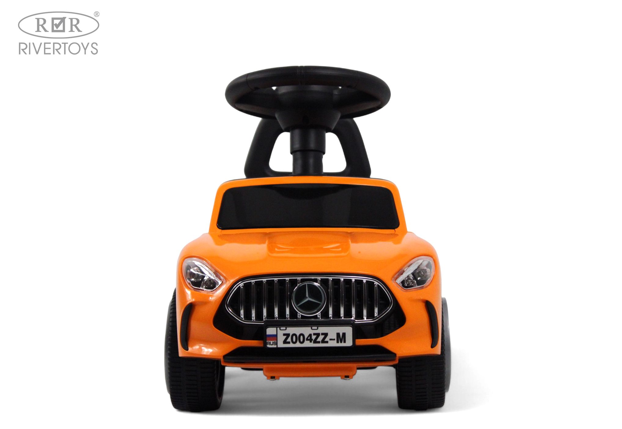 Каталка RIVERTOYS Z004ZZ-M-ORANGE оранжевый - фото 2