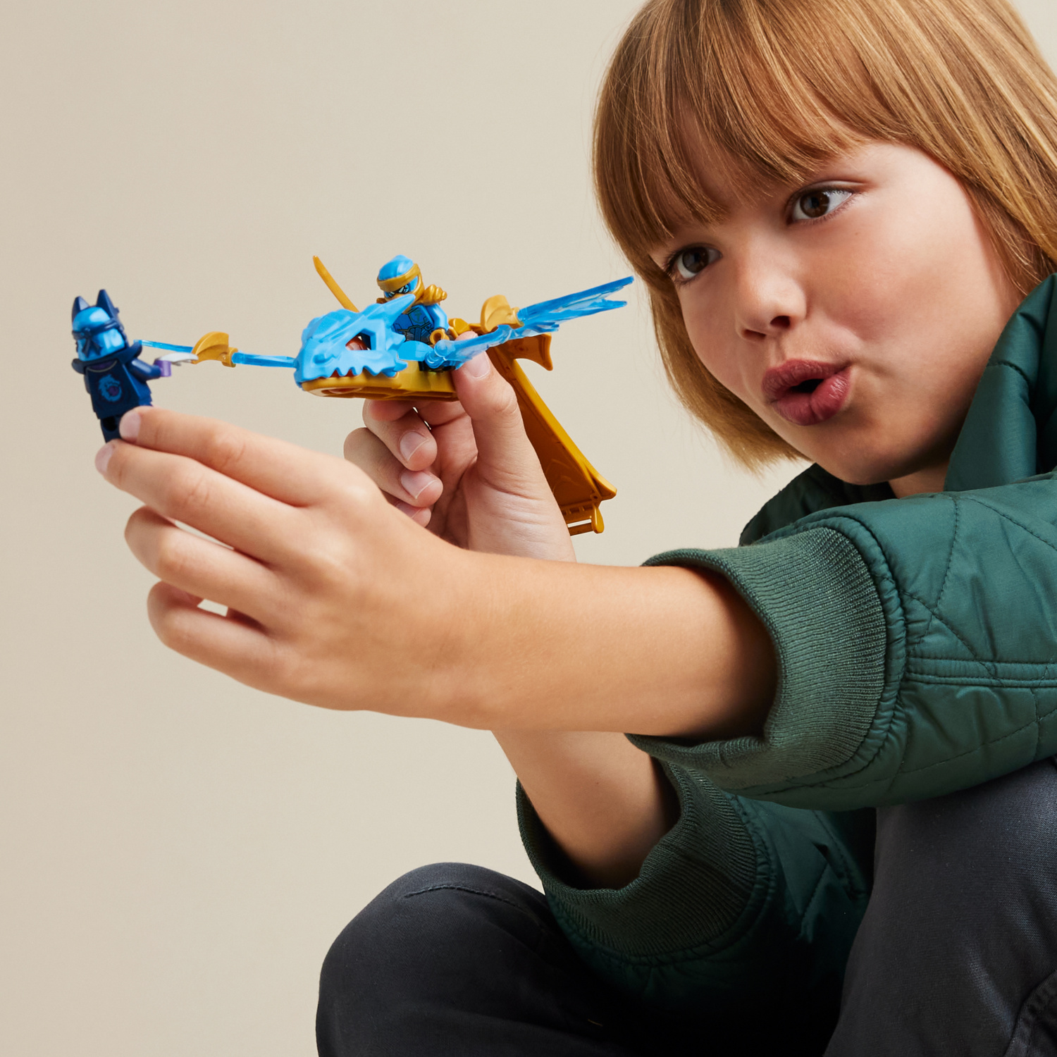 Конструктор LEGO NINJAGO Удар восходящего дракона Ная 26 дет. - фото 9