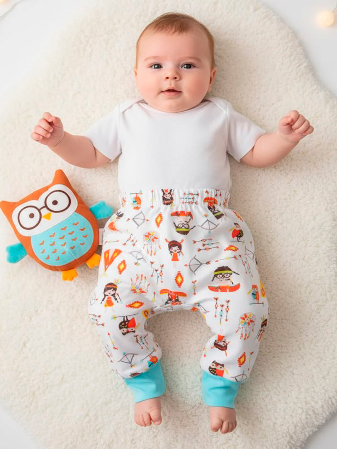 Штанишки 2 шт Совенок Дона АД1-302-50/1-2 - фото 3