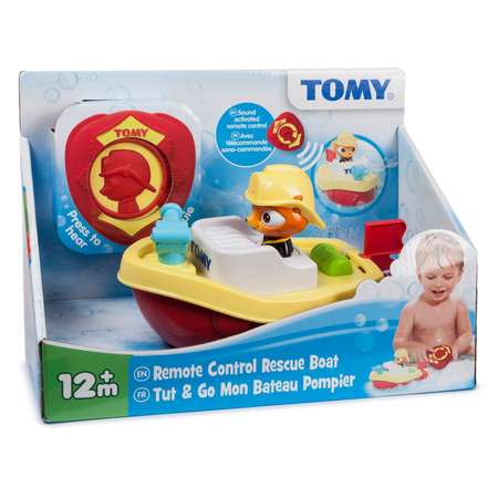 Игрушка для ванной Tomy Пожарный катер со звуковым пультом