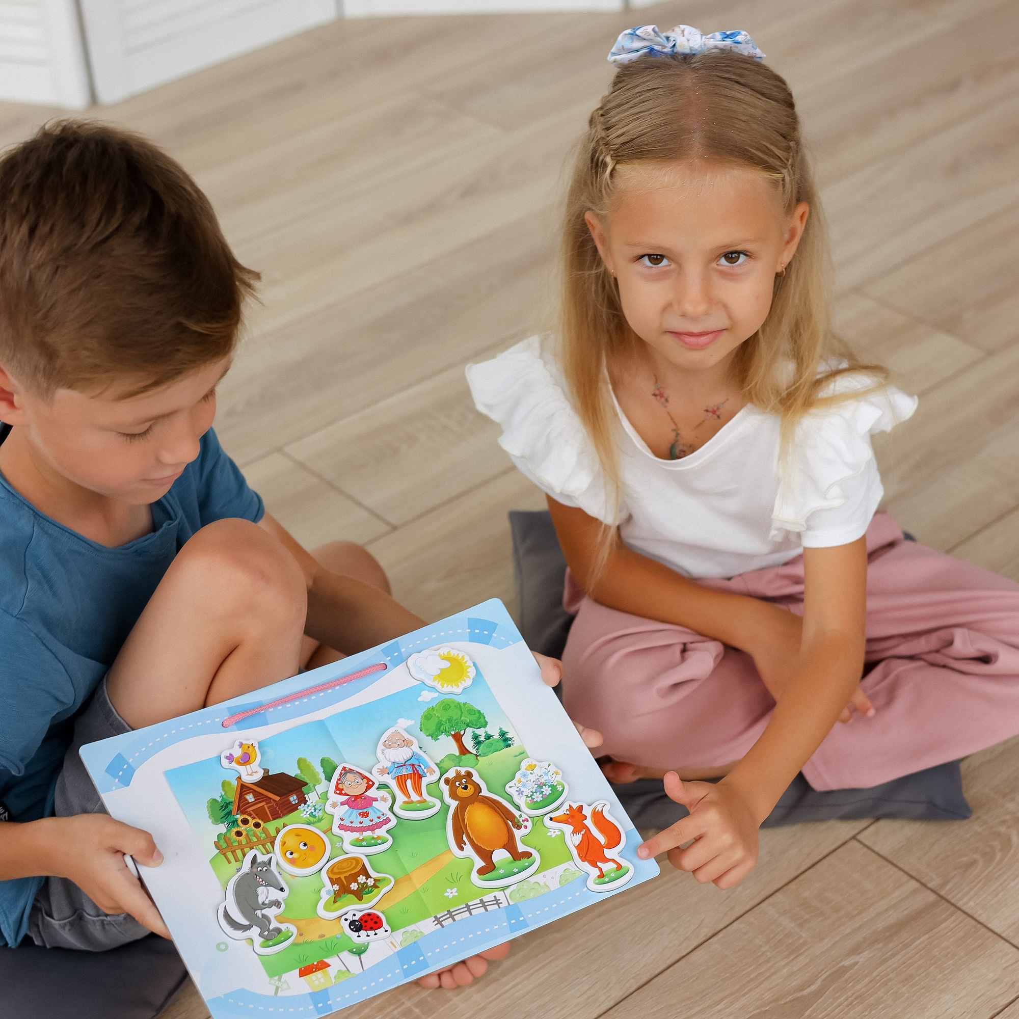 Игра на магнитах El BascoKids театр Колобок - фото 4
