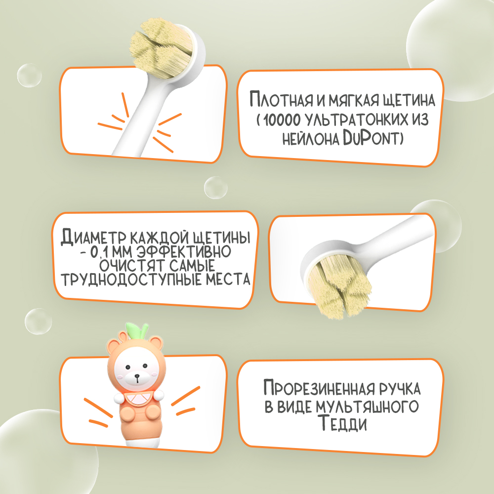Зубная щетка классическая Чистый Зуб от 0 лет - фото 14