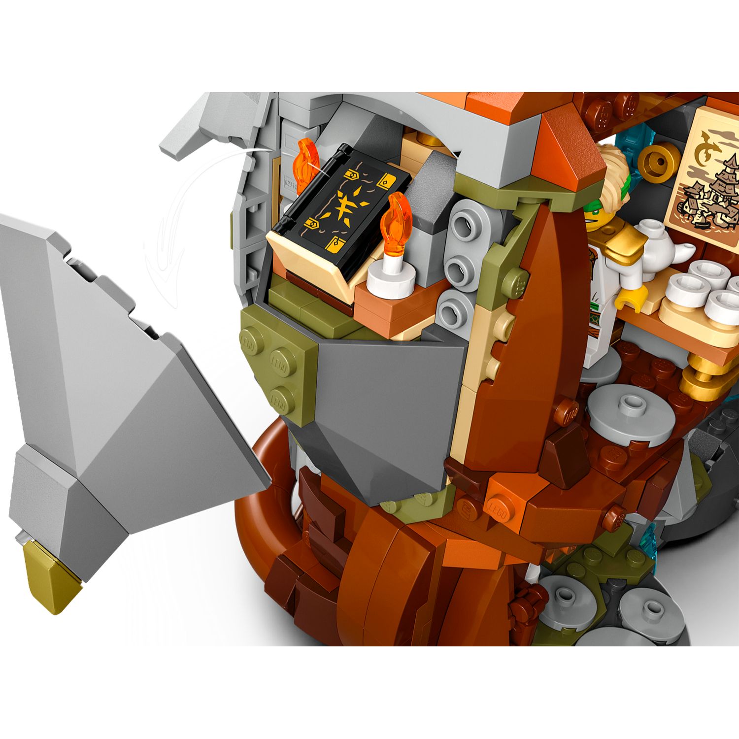 Конструктор LEGO NINJAGO Храм камня дракона 1212 дет. - фото 5
