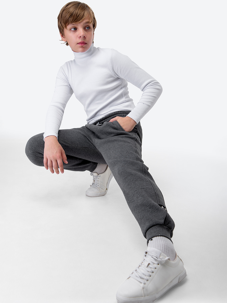Брюки HappyFox HFJKCA300т.серый - фото 4