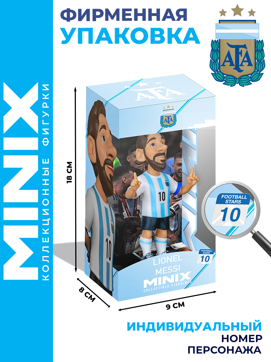 Фигурка MINIX футболиста Лионель Месси 12 см - фото 3