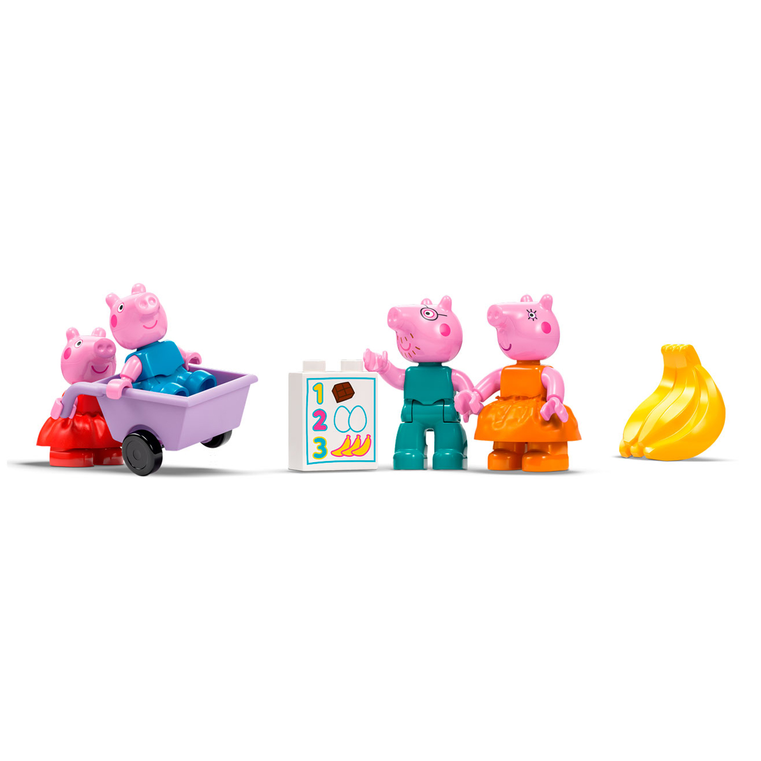 Конструктор LEGO DUPLO Свинка Пеппа: супермаркет 70 дет. - фото 2