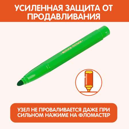 Фломастеры МуЛьти-ПуЛьти 12 цв.