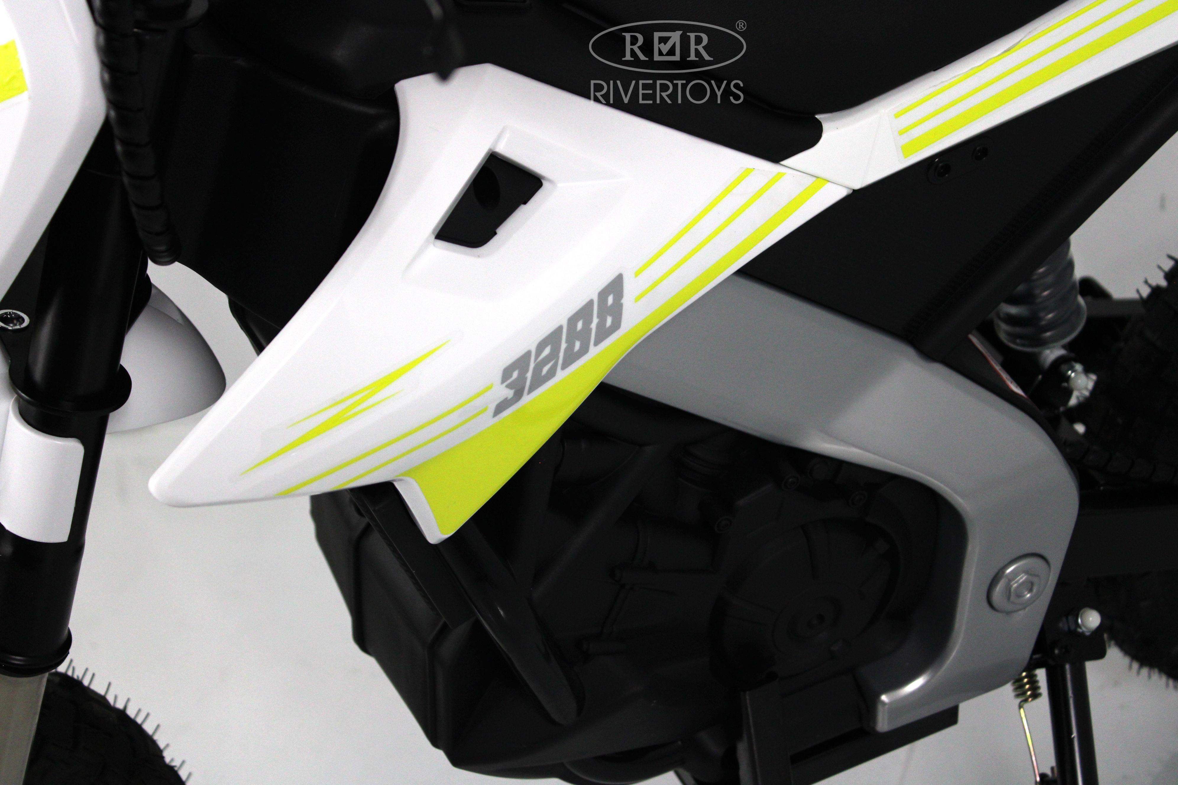 Электромотоцикл RIVERTOYS E777KX--MOTO-WHITE - фото 17