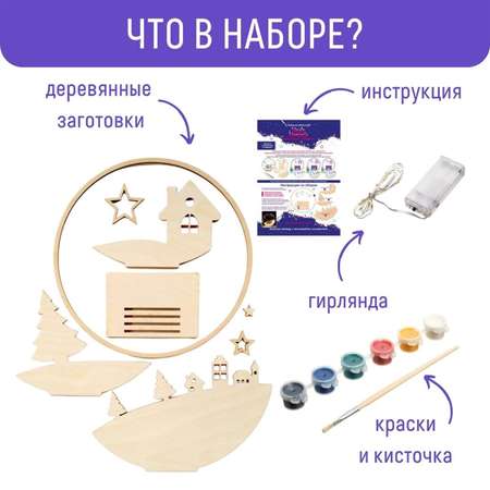 Набор для творчества Magic Moments Зимняя сказка роспись красками
