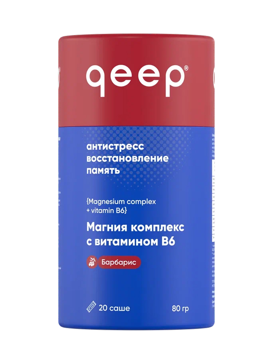 20 стиков qeep Магний комплекс 4 в 1 - фото 1
