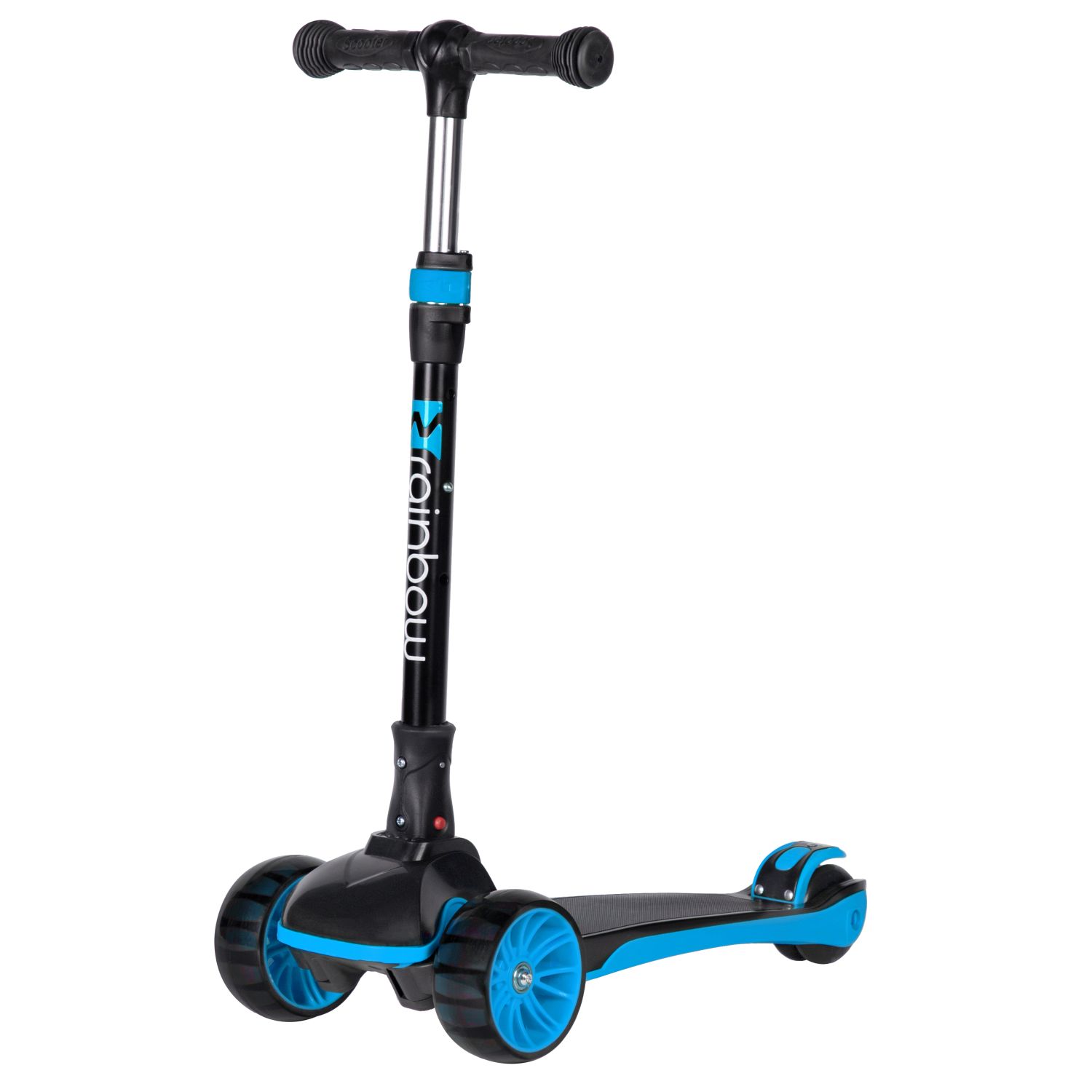 Изображение товара Детский трехколесный самокат Novatrack RainBow 120 BB с регулируемым рулем