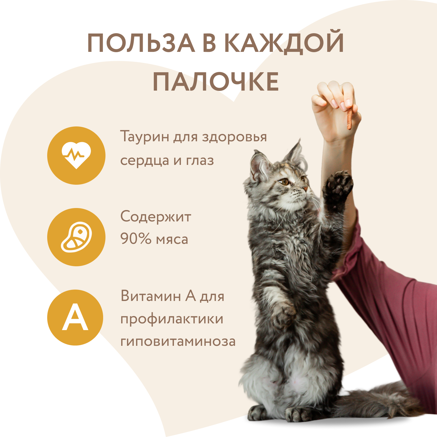 Лакомство для кошек Мнямс лакомые палочки из цыпленка и печени 10*5г - фото 3