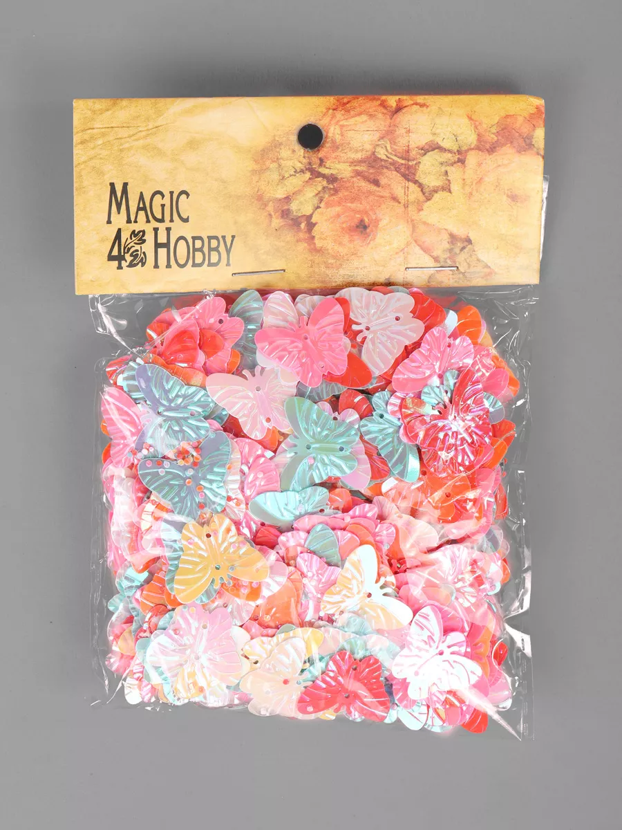 Набор для творчества Magic 4 Hobby шитье пайетки бабочки 50гр - фото 5