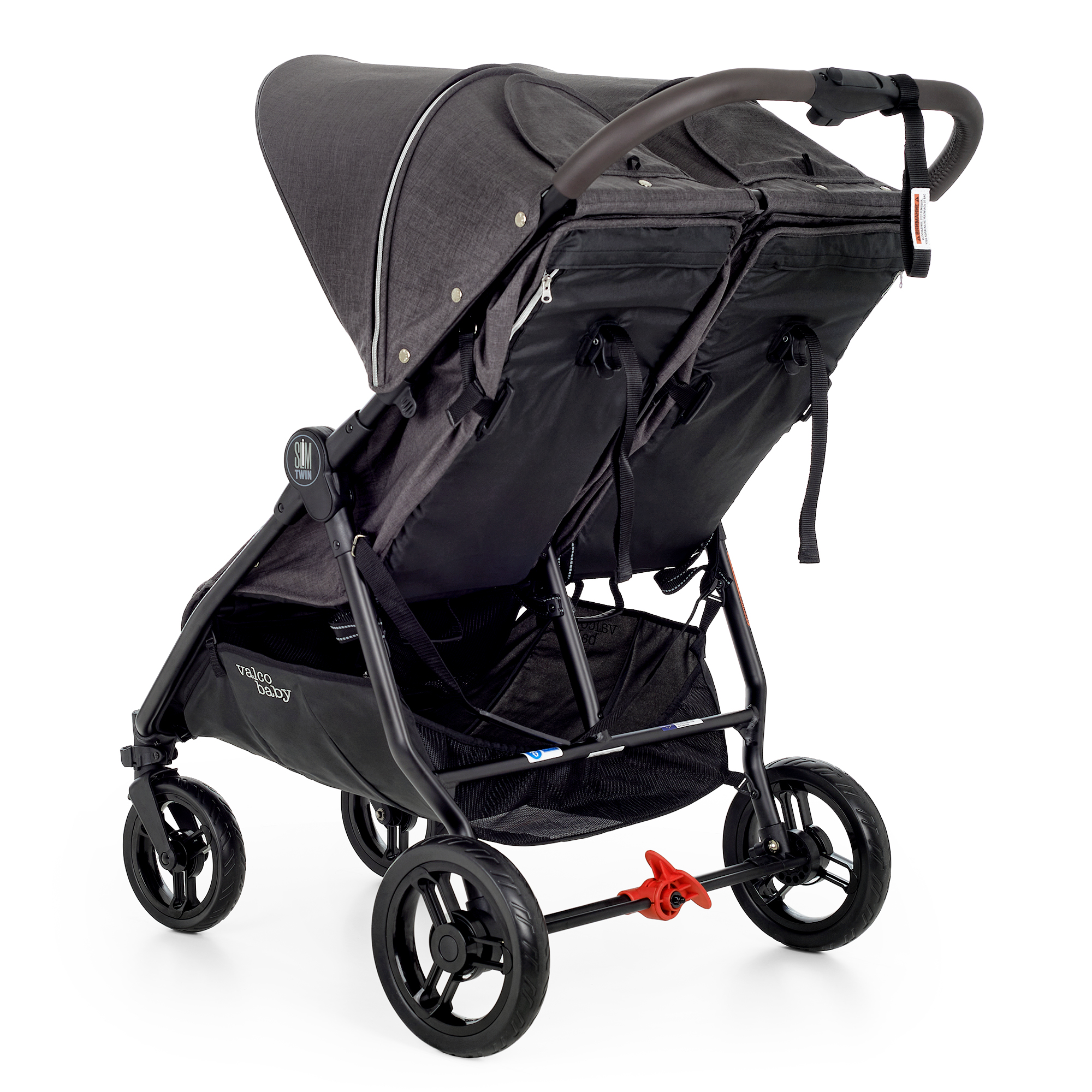 Коляска прогулочная Valco baby Slim Twin / Charcoal - фото 4
