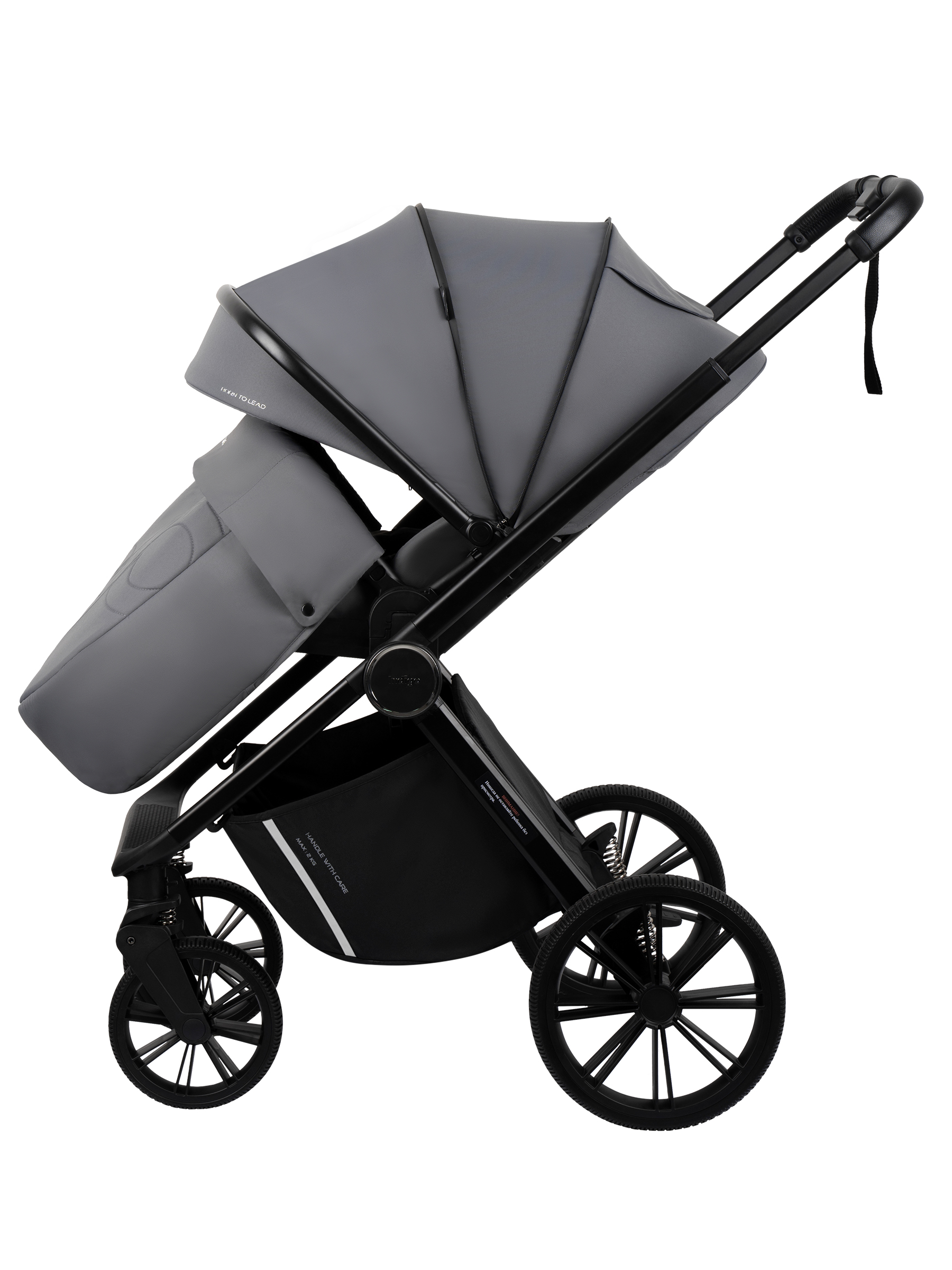 Коляска 3в1 Indigo Sting темно-серый - фото 12