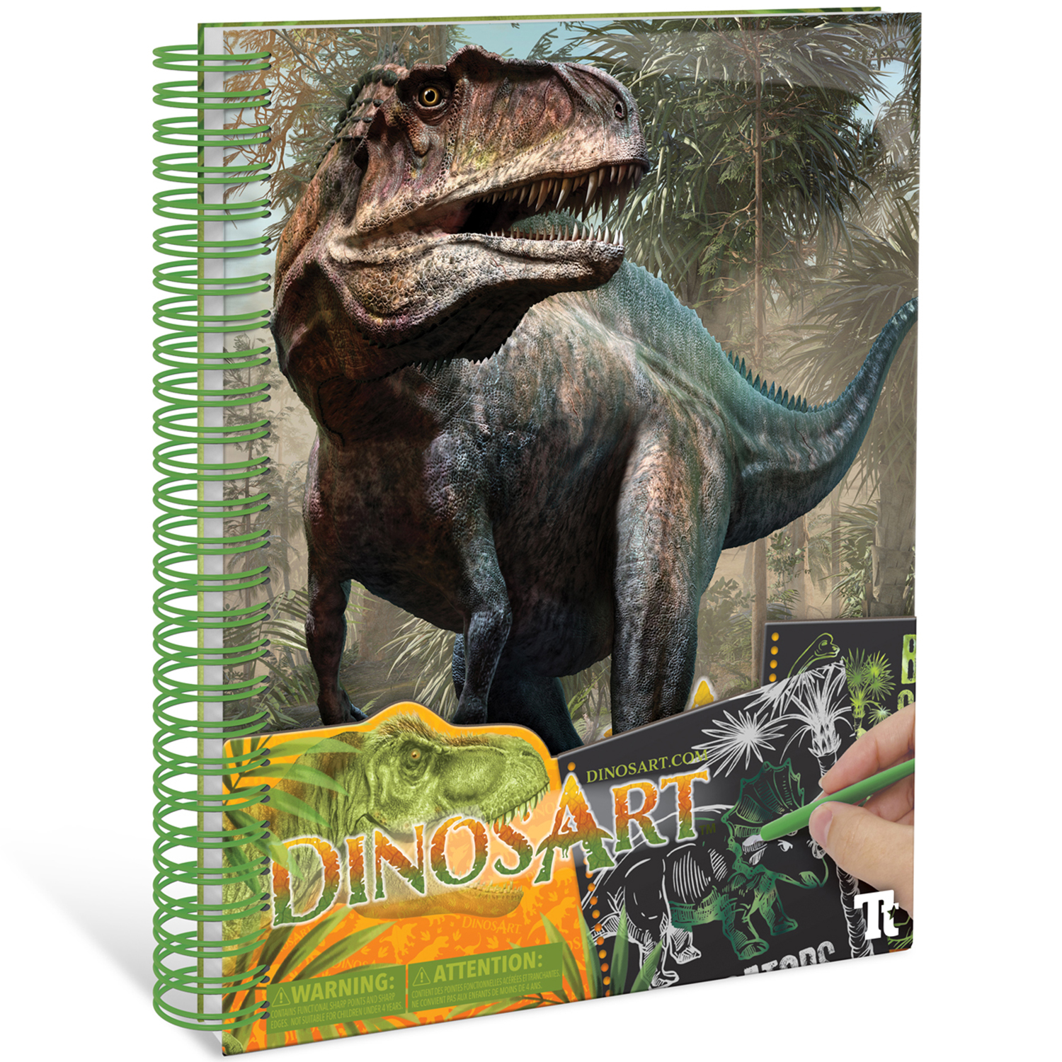 Набор для рисования DinosArt гравюра - фото 1