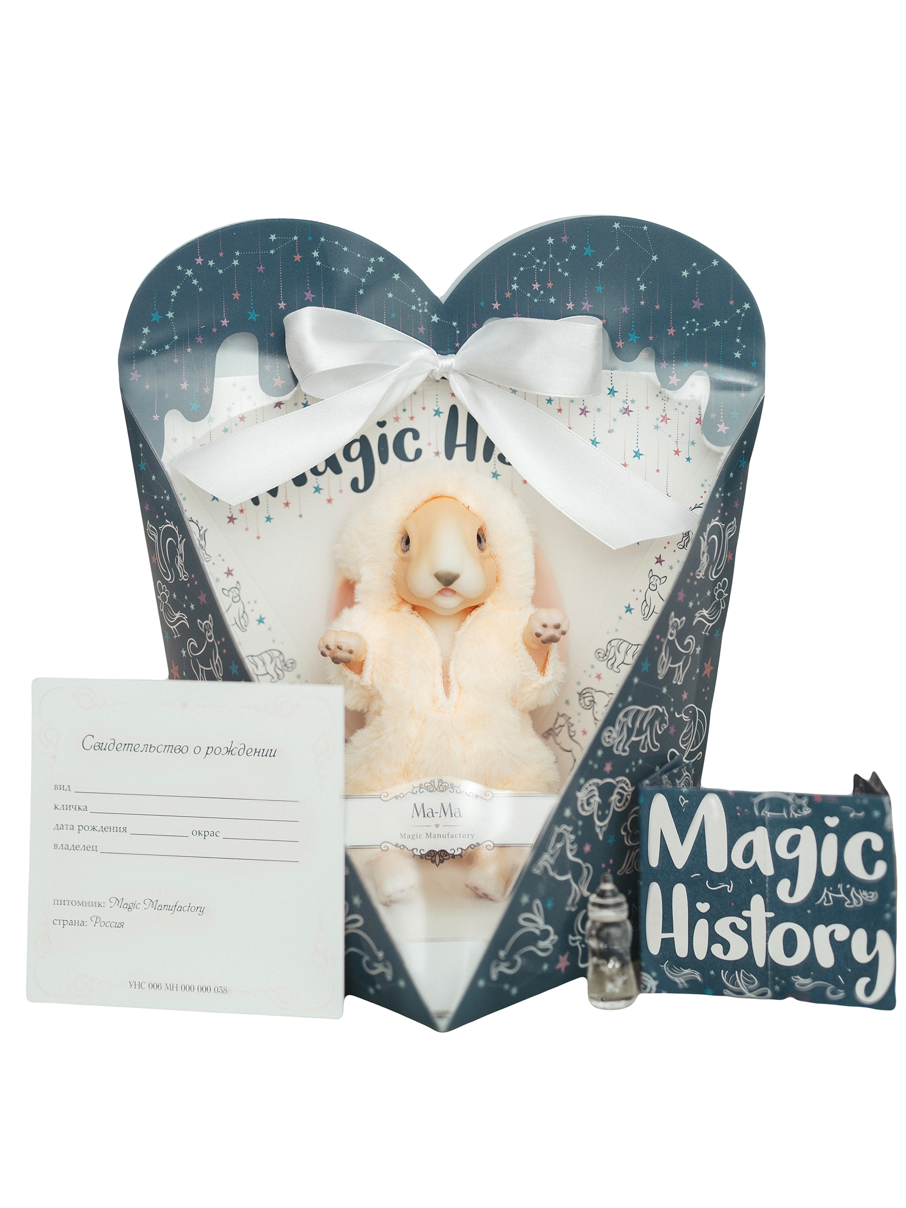 Кукла мини Magic Manufactory Magic history Зайчонок высота 15 см 4631169404147 - фото 6