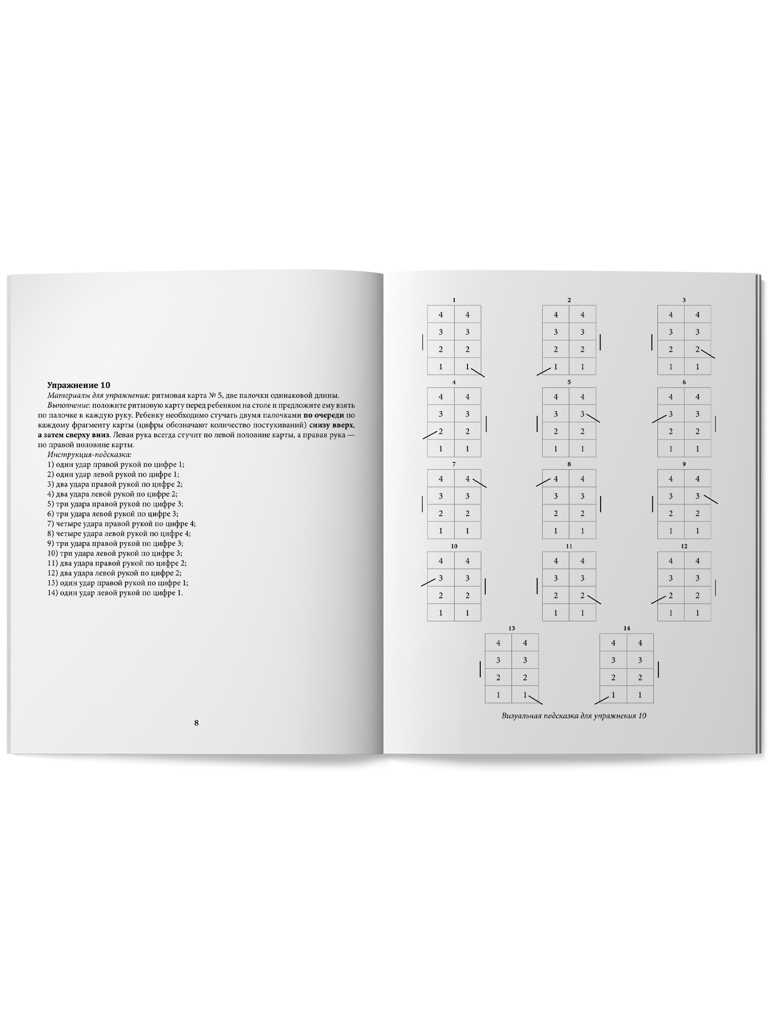 Ритмовые карты для развития внимания Феникс Книга - фото 10