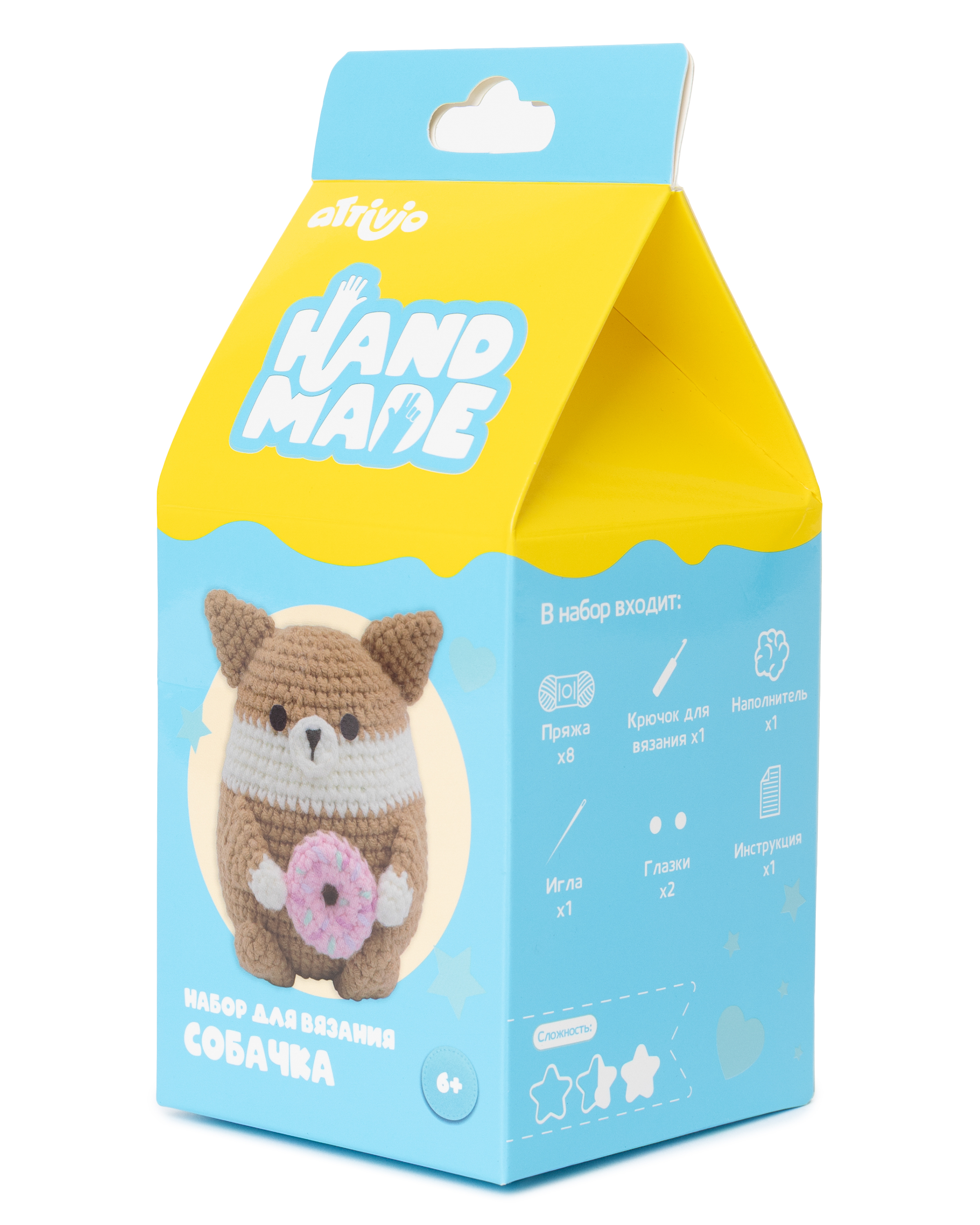 Набор для творчества Attivio вязание Собачка - фото 1