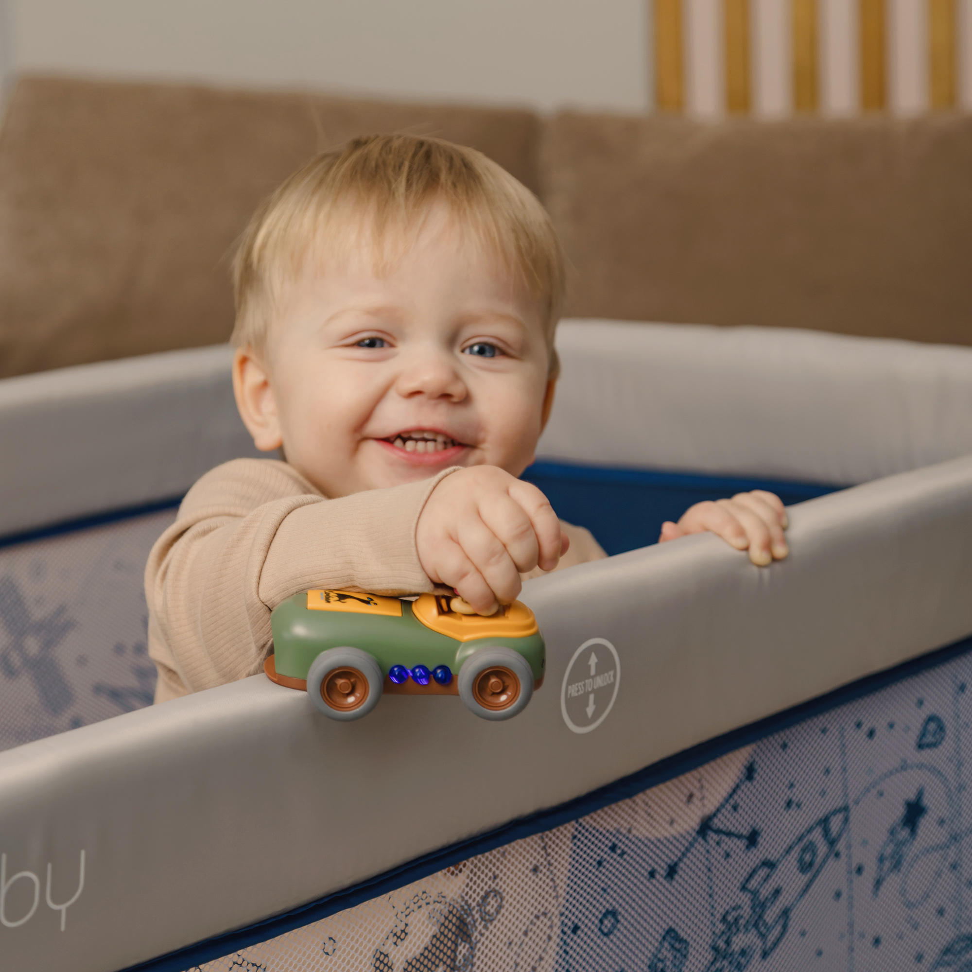 Манеж-кровать AmaroBaby multiform Space AMARO-26MSP-Si - фото 21