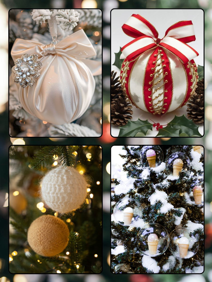 Шары прозрачные пластиковые CMGS заготовки для елочных игрушек набор 5 шт 9 см - фото 7