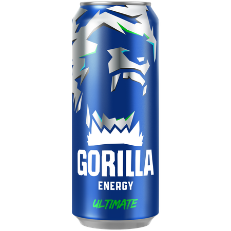 Напиток Gorilla Ultimate безалкогольный тонизирующий газированный пастеризованный 0.45л