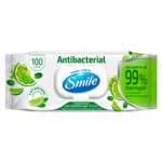 Влажные салфетки Smile антибактериальные 100 шт.